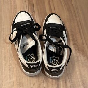 Vans Two-Tone Black and White Skate Sneakers